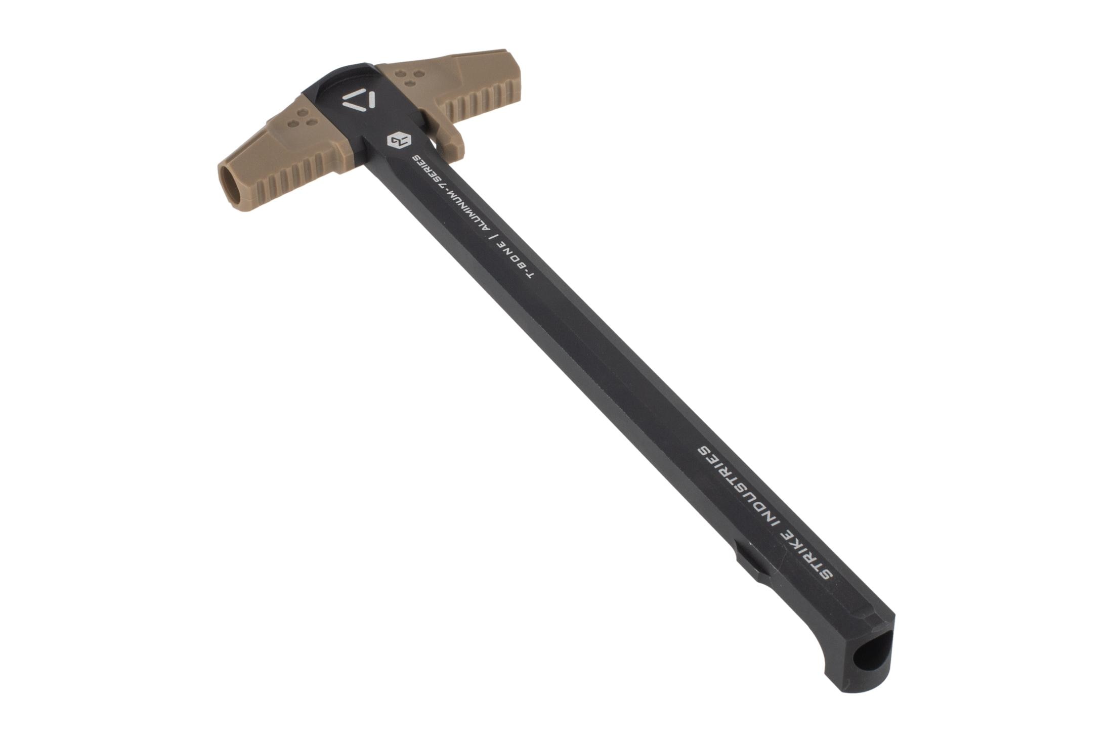 Strike Industries T-Bone AR-15 Charging Handle for .223/5.56 - Black/FDE